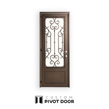 Load image into Gallery viewer, Aphrodite Single Iron Door with Operable glass - Custom Pivot Door