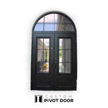 Load image into Gallery viewer, Pallas Double door with Transom - Custom Pivot Door