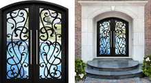 Load image into Gallery viewer, Eros Double Iron Doors - Custom Pivot Door