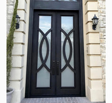 Load image into Gallery viewer, Iris Double Iron  Doors - Custom Pivot Door