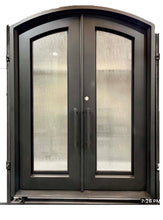 Load image into Gallery viewer, Apollo Double Entry Iron Doors - Custom Pivot Door