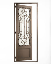Load image into Gallery viewer, Aphrodite Single Iron Door with Operable glass - Custom Pivot Door