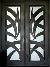 Load image into Gallery viewer, Palm Double Doors - Custom Pivot Door