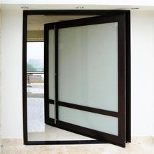 Load image into Gallery viewer, Koi Frosted Pivot Door - Custom Pivot Door