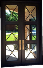 Load image into Gallery viewer, Artemis Double Iron Doors - Custom Pivot Door