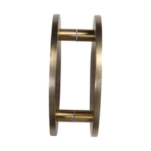 Charger l&#39;image dans la galerie, Large Circular Door Pull - Custom Pivot Door
