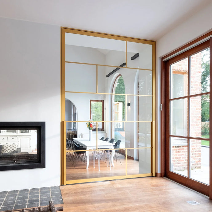 AZI Interior Porta Pivot Door Gold - Custom Pivot Door