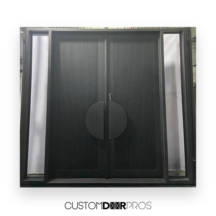 Castor Double Iron Doors - Custom Pivot Door