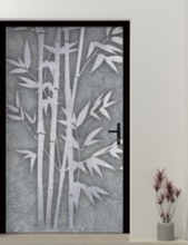 Load image into Gallery viewer, Bamboo pivot door - Custom Pivot Door
