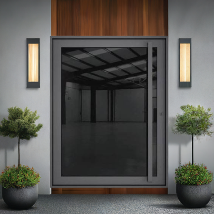 Black Opal Pivot Door - Custom Pivot Door