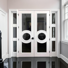 Load image into Gallery viewer, Art Deco Double Doors - Custom Pivot Door
