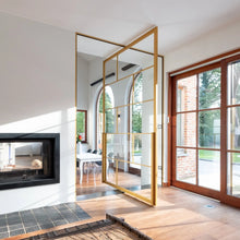 Charger l&#39;image dans la galerie, AZI Interior Porta Pivot Door Gold - Custom Pivot Door
