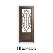 Load image into Gallery viewer, Aphrodite Single Iron Door with Operable glass - Custom Pivot Door
