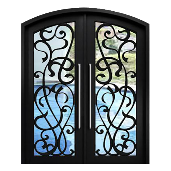 Eros Double Iron Doors - Custom Pivot Door