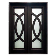 Charger l&#39;image dans la galerie, Iris Double Iron  Doors - Custom Pivot Door
