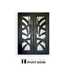 Load image into Gallery viewer, Palm Double Doors - Custom Pivot Door
