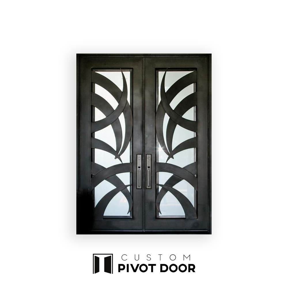 Palm Double Doors - Custom Pivot Door
