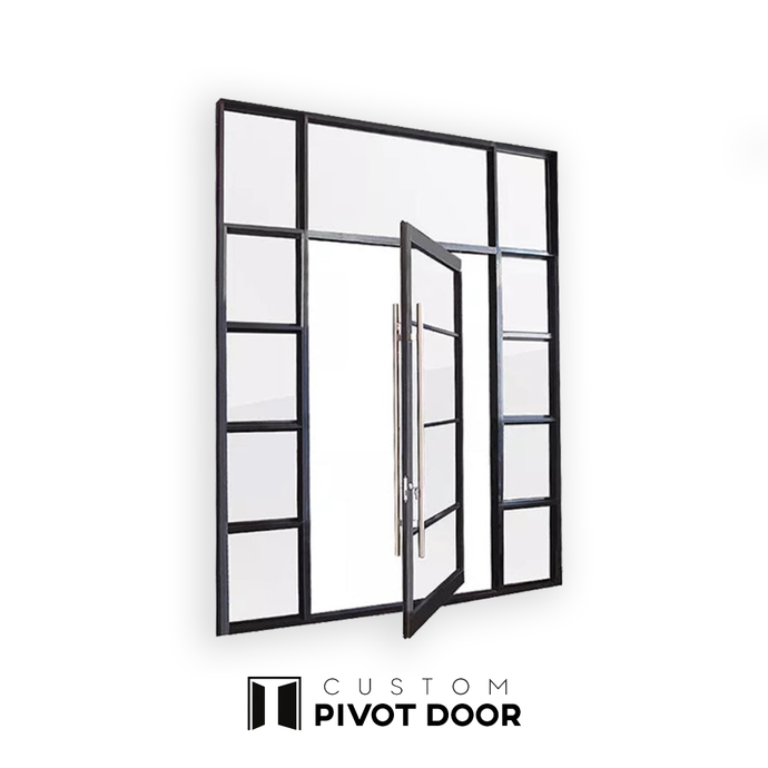 Single Pivot French Door with 10