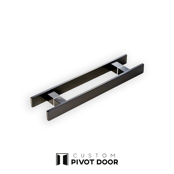 Modern Flat Door Pulls - Custom Pivot Door