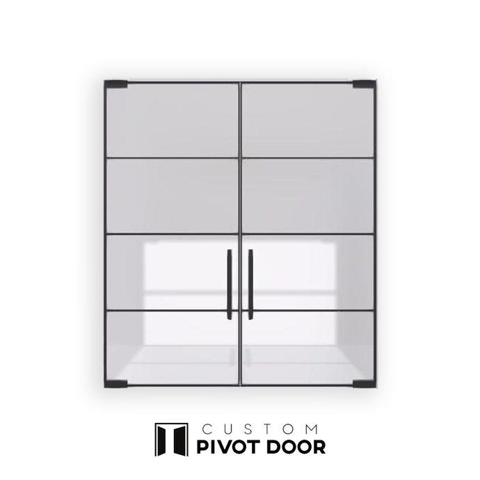 NU Interior Double Pivot French Door - Custom Pivot Door