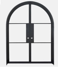 Load image into Gallery viewer, Thea Arched Double French Doors - Custom Pivot Door
