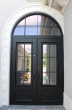 Charger l&#39;image dans la galerie, Pallas Double door with Transom - Custom Pivot Door
