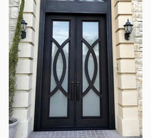 Load image into Gallery viewer, Iris Double Iron  Doors - Custom Pivot Door
