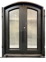 Load image into Gallery viewer, Apollo Double Entry Iron Doors - Custom Pivot Door
