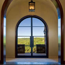 Load image into Gallery viewer, Thea Arched Double French Doors - Custom Pivot Door
