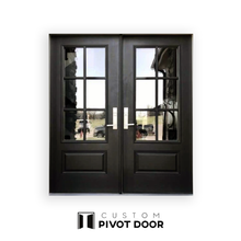 Charger l&#39;image dans la galerie, Corus Double Doors with mirrored glass - Custom Pivot Door
