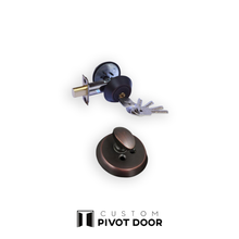 Charger l&#39;image dans la galerie, Deadbolt lock - Custom Pivot Door
