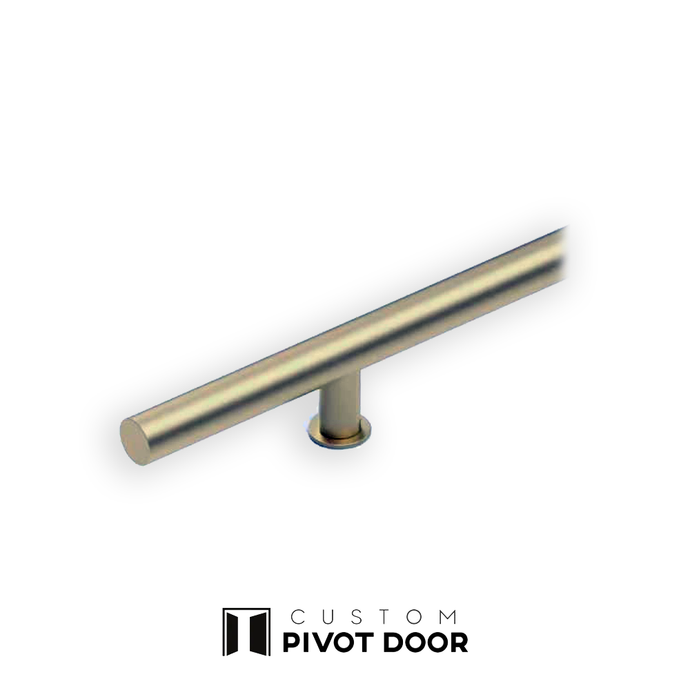 EMTEK  Round Long Door Pull - Custom Pivot Door