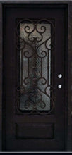 Load image into Gallery viewer, Aphrodite Single Iron Door with Operable glass - Custom Pivot Door
