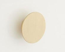 Load image into Gallery viewer, Large Contemporary Circular Door Pull - Custom Pivot Door
