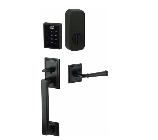 Hamden Electronic lock by EMTEK - Custom Pivot Door