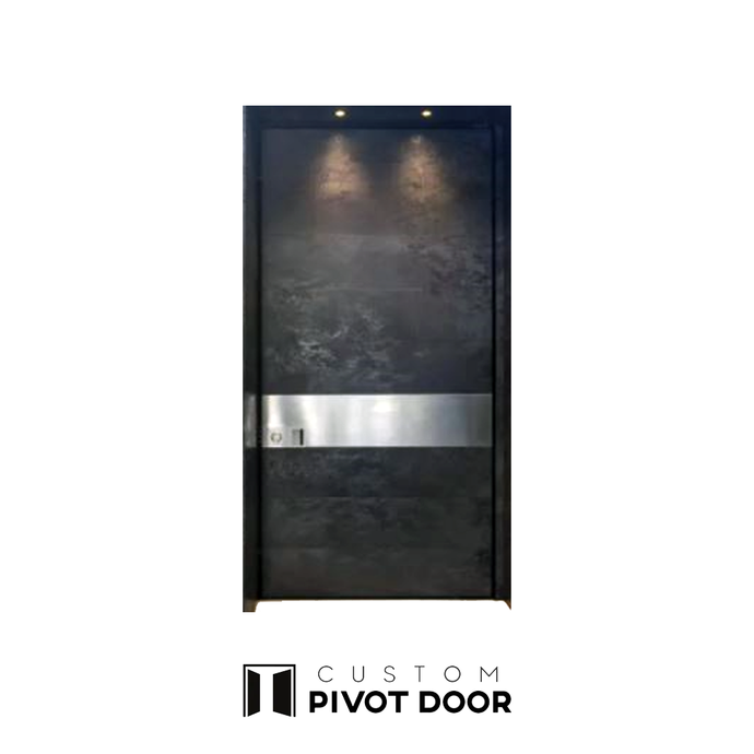 Cascade Marble-like finish door - Custom Pivot Door