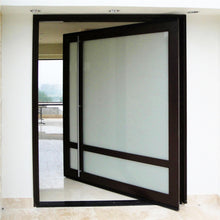 Load image into Gallery viewer, Koi Frosted Pivot Door - Custom Pivot Door
